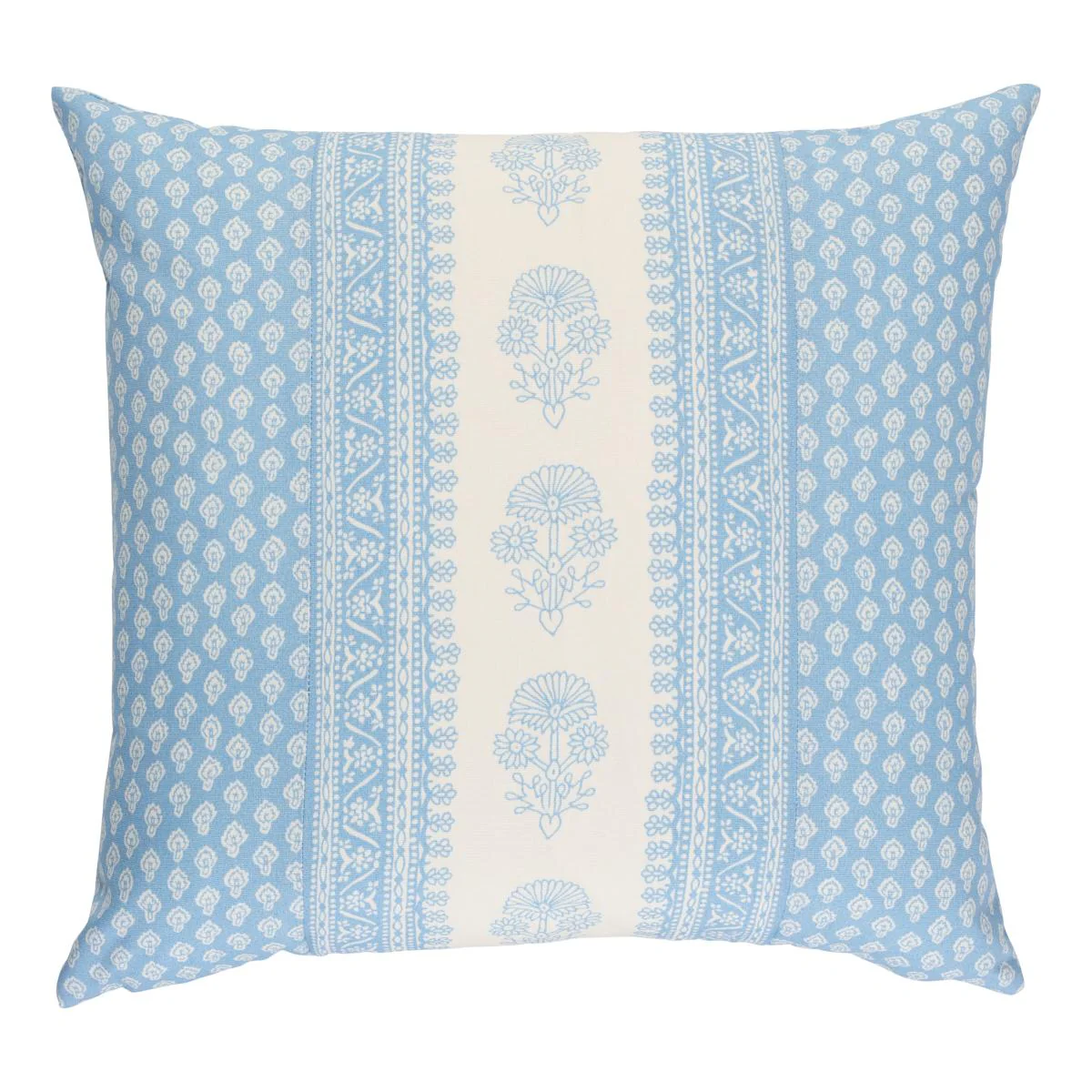 Schumacher China Blue 22" X 22" Hyacinth I/O Pillow - Image 3