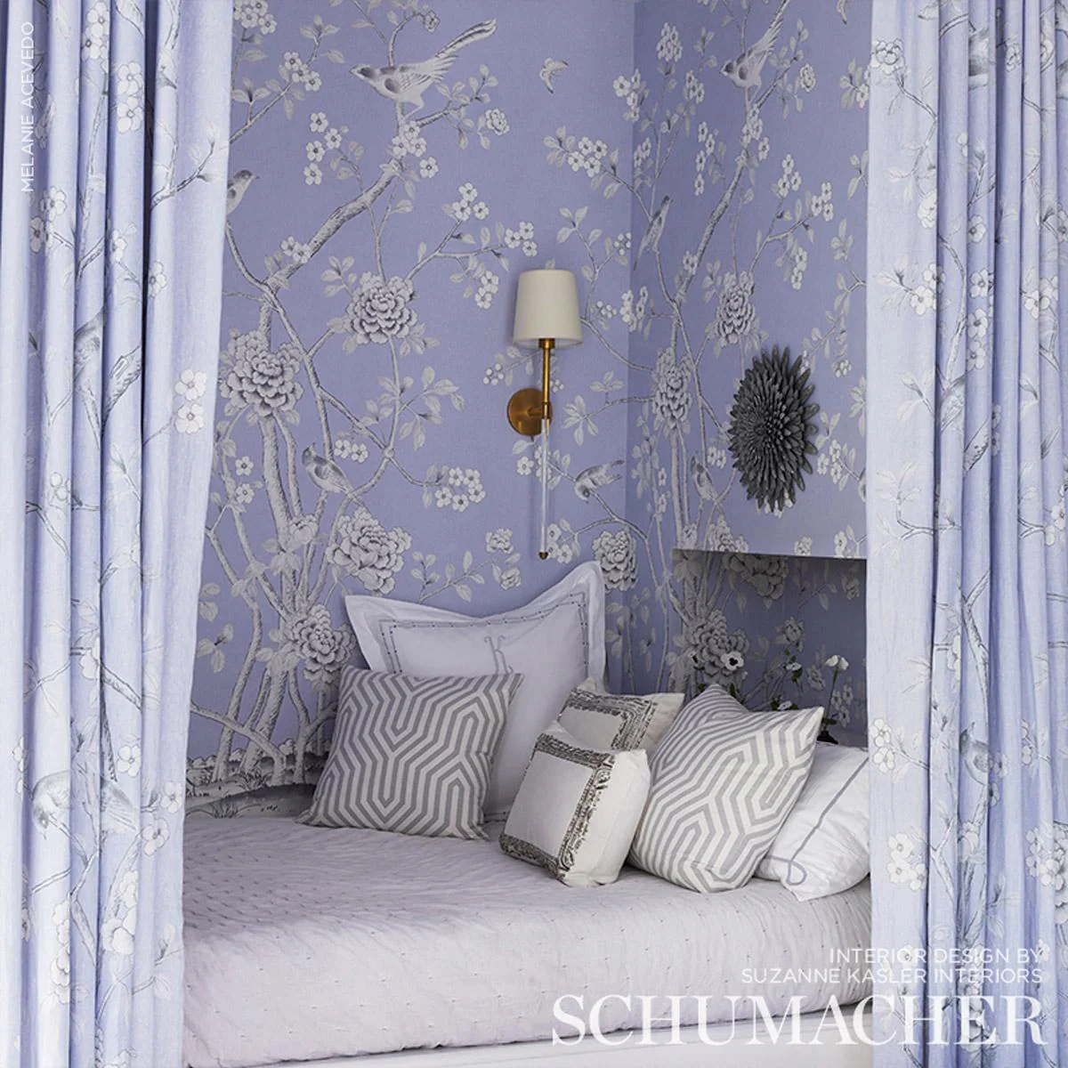 Schumacher Chinois Palais Lavender Fabric - Image 3