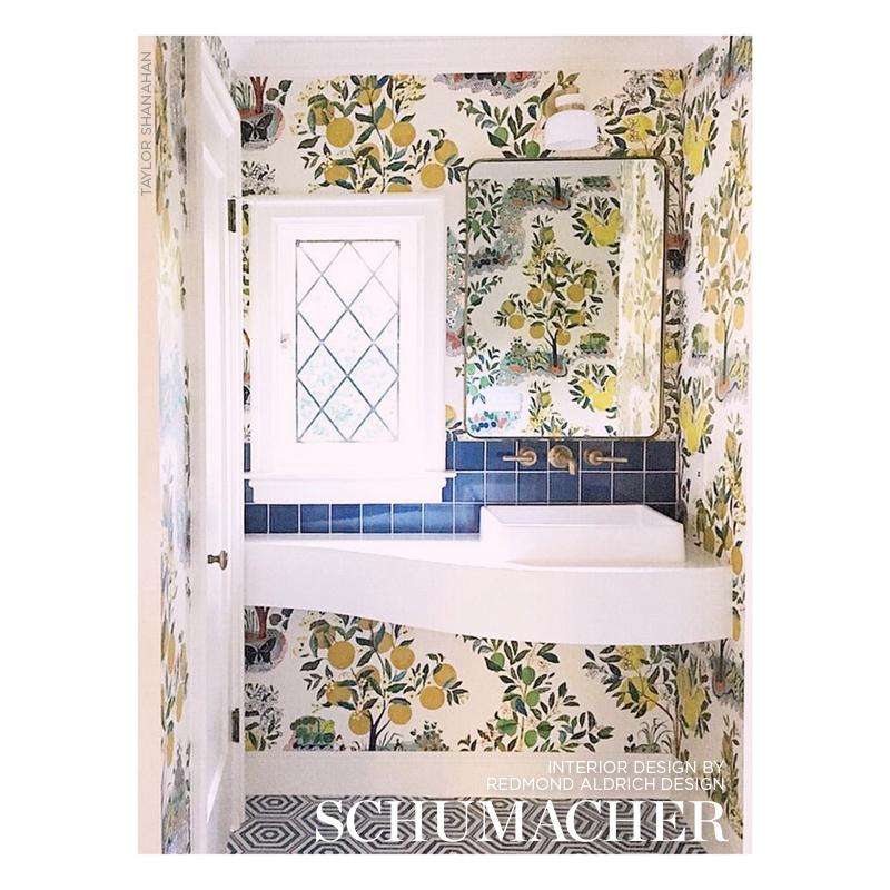 Schumacher Citrus Garden Panel Set Primary Wallpaper - Image 5