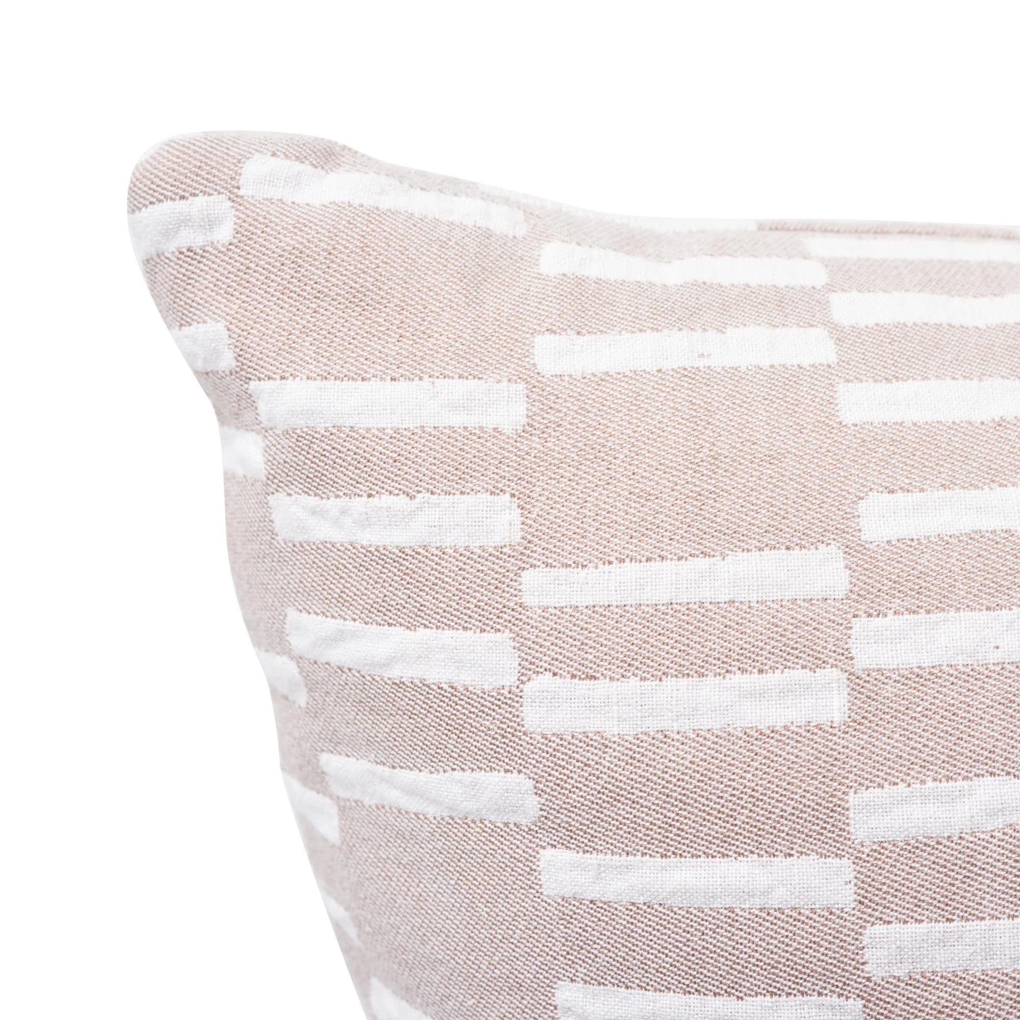Schumacher Clay 20" X 20" Cedar Tree Neck Pillow - Image 6