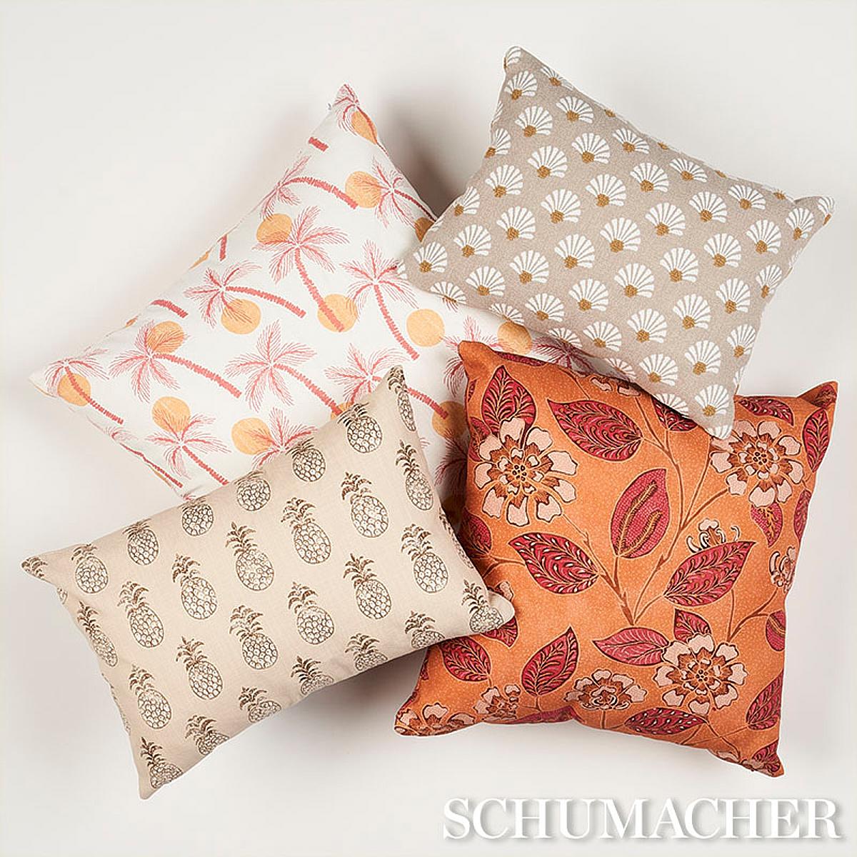 Schumacher Coconut 18" X 12" Piña Cove I/O Pillow - Image 4