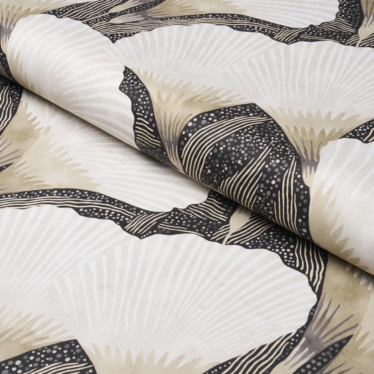 Schumacher Constance Black Fabric - Image 4