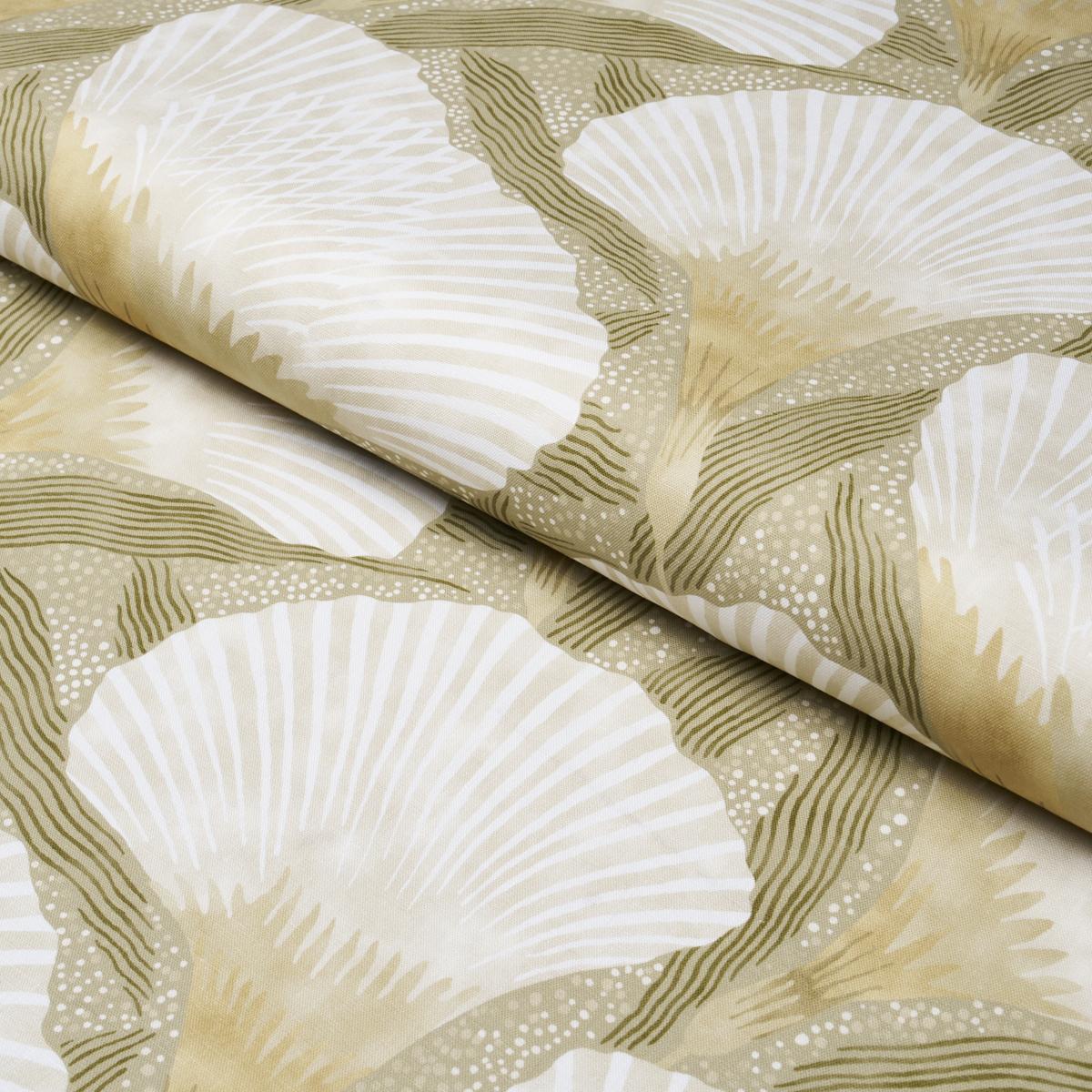 Schumacher Constance Olive Fabric - Image 4