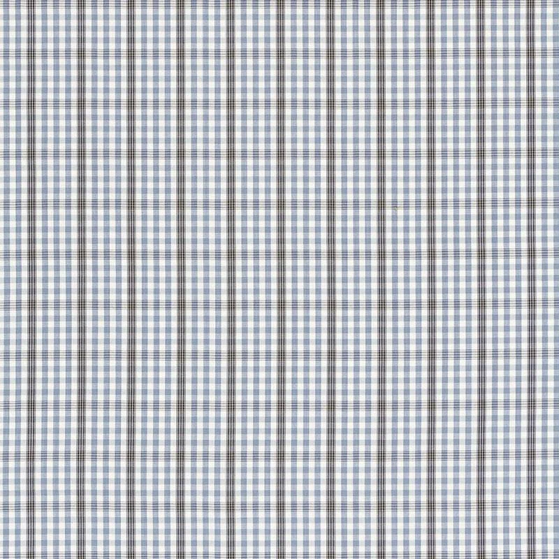 Schumacher Cozumel Plaid Cornflower Fabric