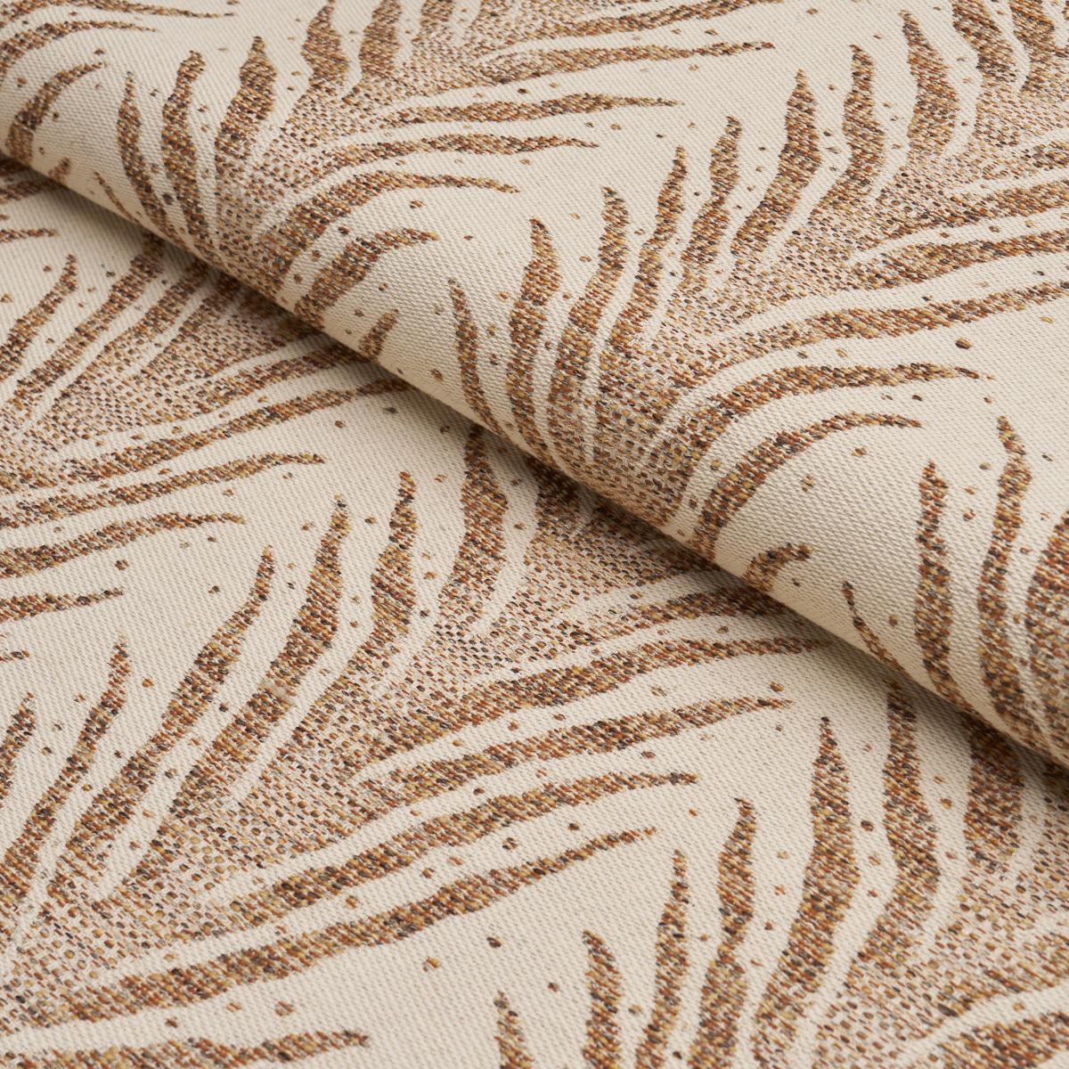 Schumacher Creeping Fern Biscuit Fabric - Image 4