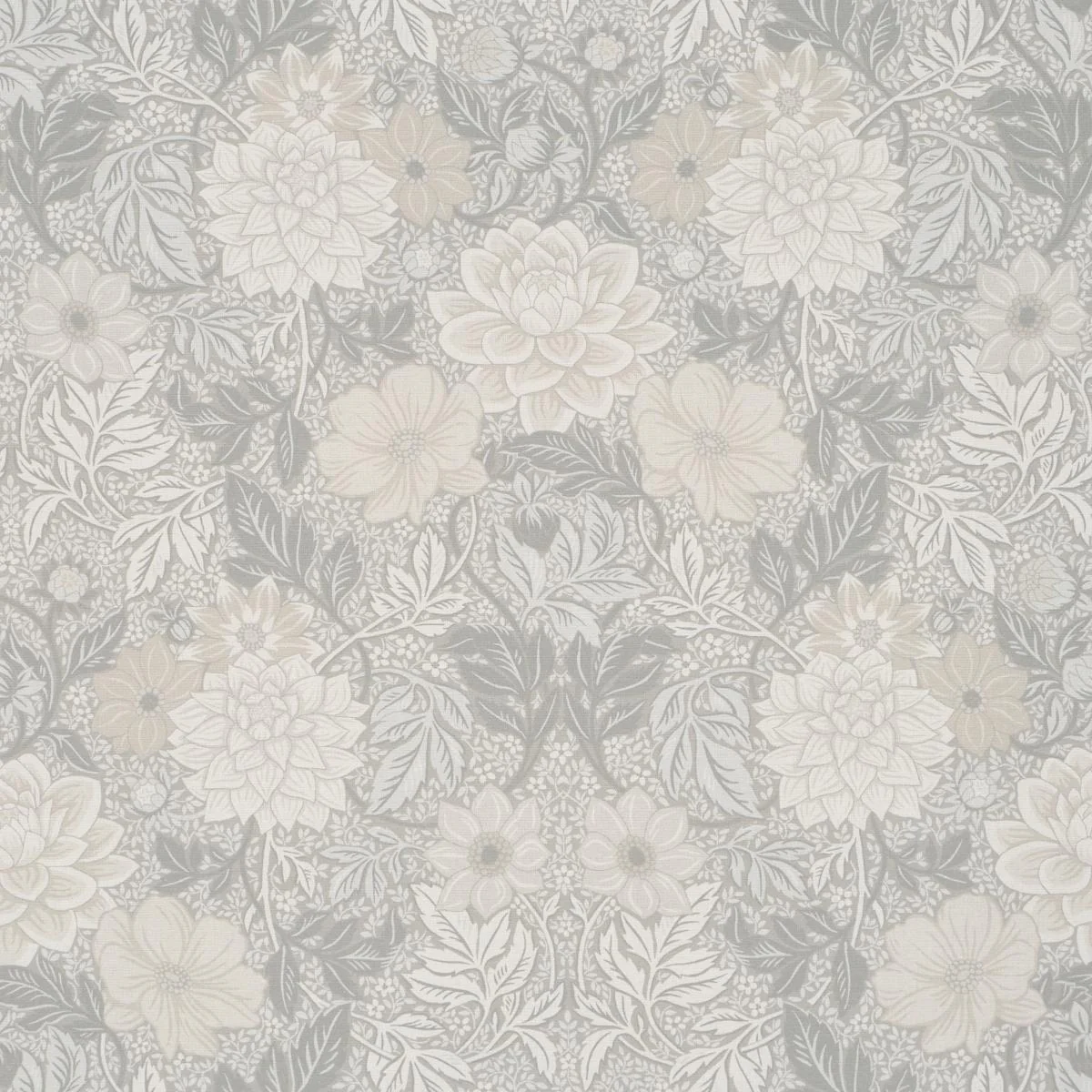 Schumacher Dahlia Garden Natural Fabric - Image 4