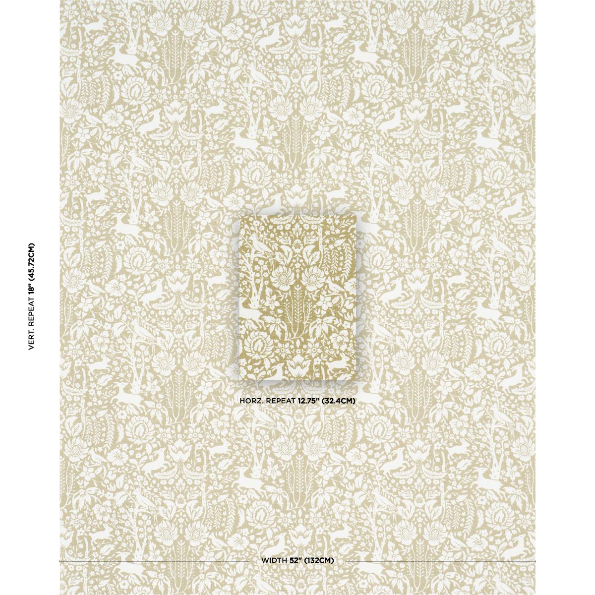 Schumacher Deerfield Moss Fabric - Image 2