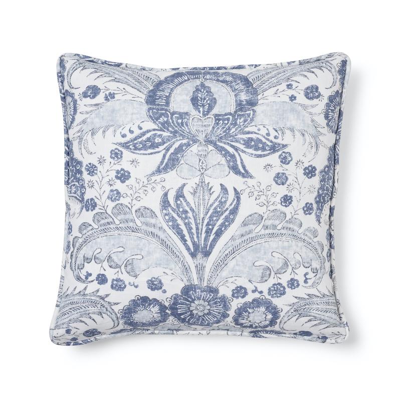 Schumacher Delft 18" X 18" Calicut Pillow - Image 2