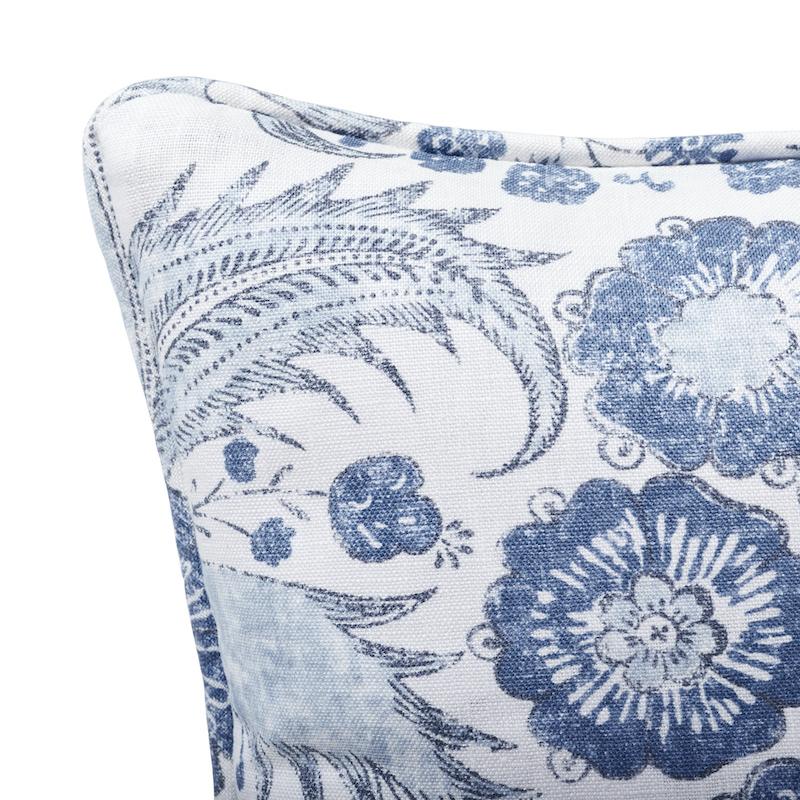 Schumacher Delft 18" X 18" Calicut Pillow - Image 4