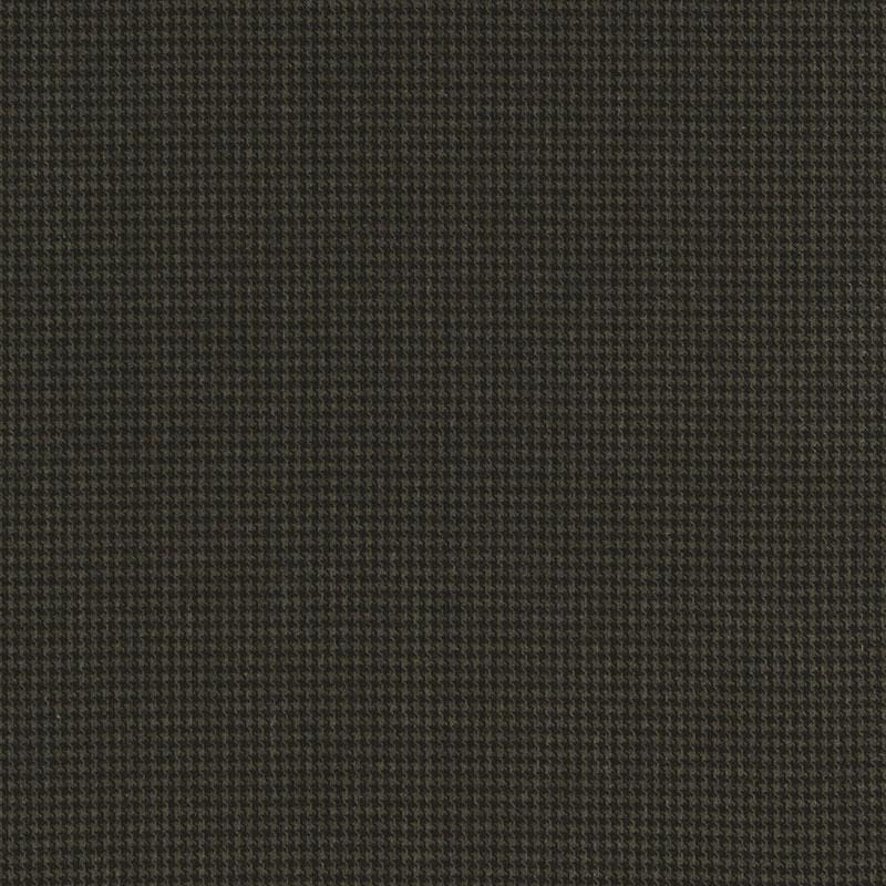 Schumacher Dillon Velvet Houndstooth Black Walnut Fabric - Image 2
