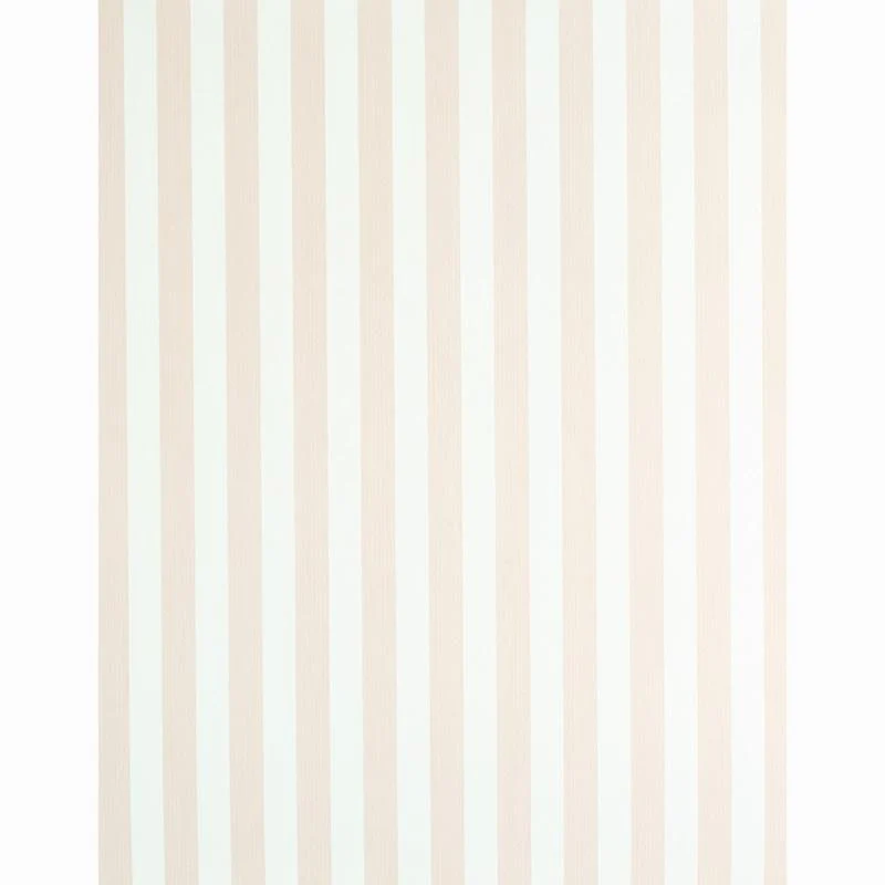 Schumacher Edwin Stripe Medium Blush Wallpaper - Image 2