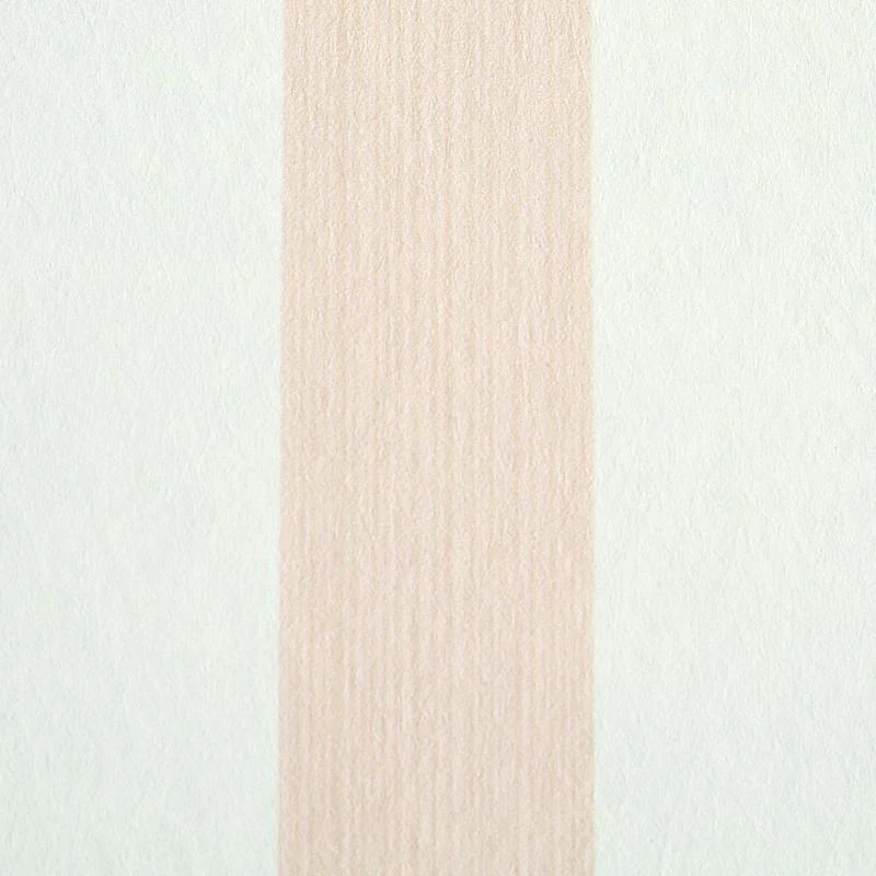 Schumacher Edwin Stripe Medium Blush Wallpaper - Image 3
