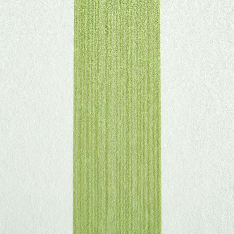 Schumacher Edwin Stripe Medium Leaf Wallpaper - Image 3