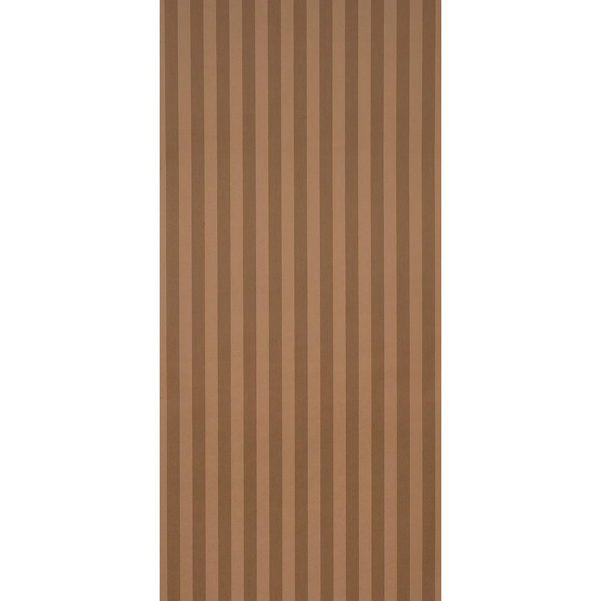 Schumacher Edwin Stripe Medium Terracotta Wallpaper - Image 2