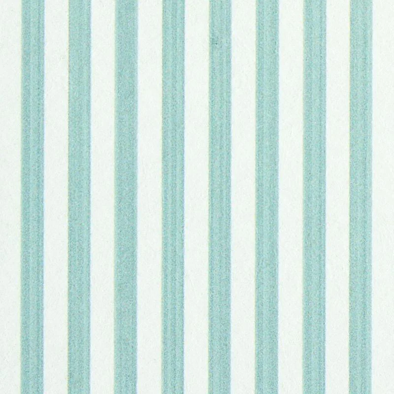 Schumacher Edwin Stripe Narrow Seaglass Wallpaper - Image 3
