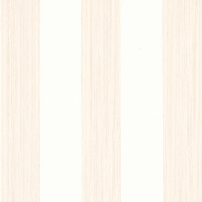 Schumacher Edwin Stripe Wide Blush Wallpaper