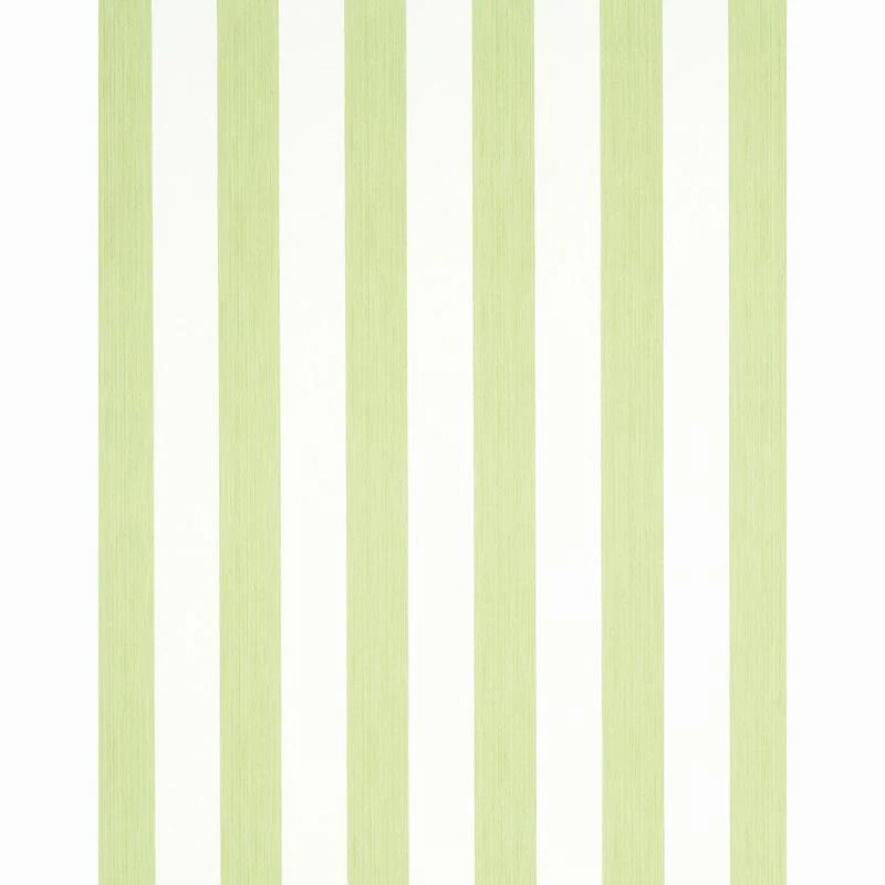 Schumacher Edwin Stripe Wide Leaf Wallpaper - Image 2