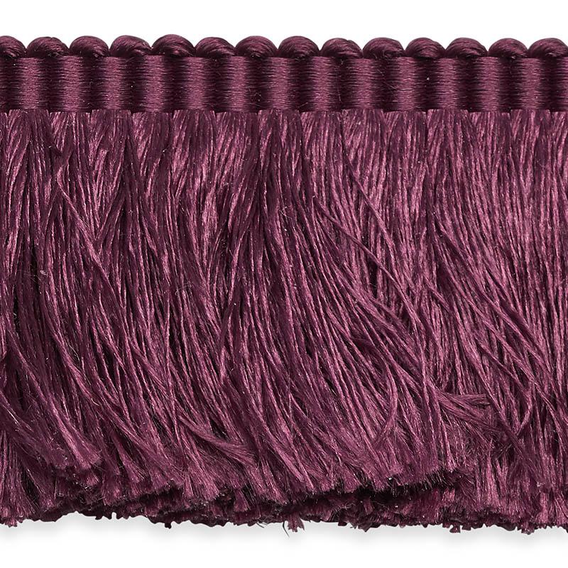 Schumacher Eggplant Francois Silk Brush Fringe - Image 3