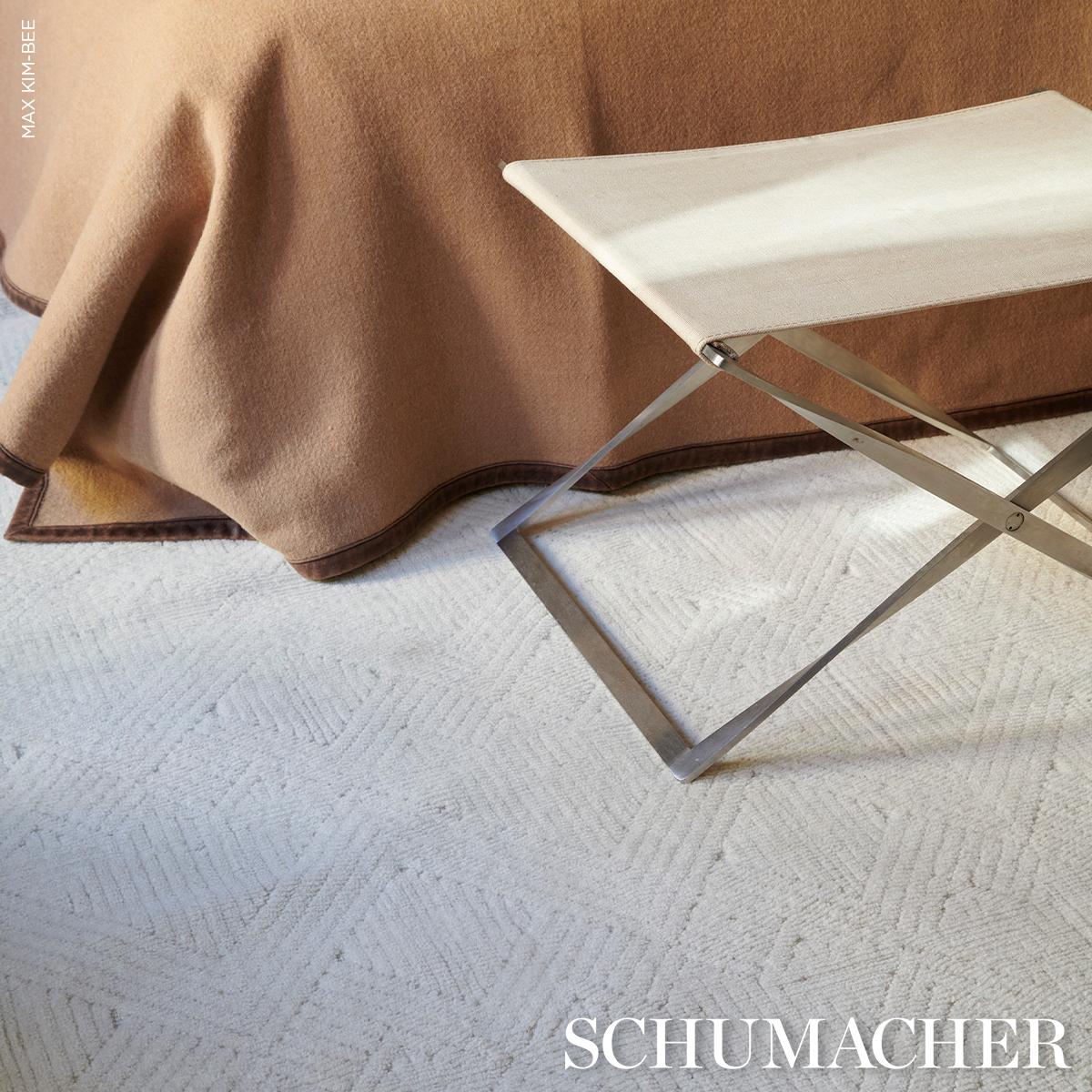 Schumacher Eggshell 0.83' X 1.17' Ravenna Rug - Image 5