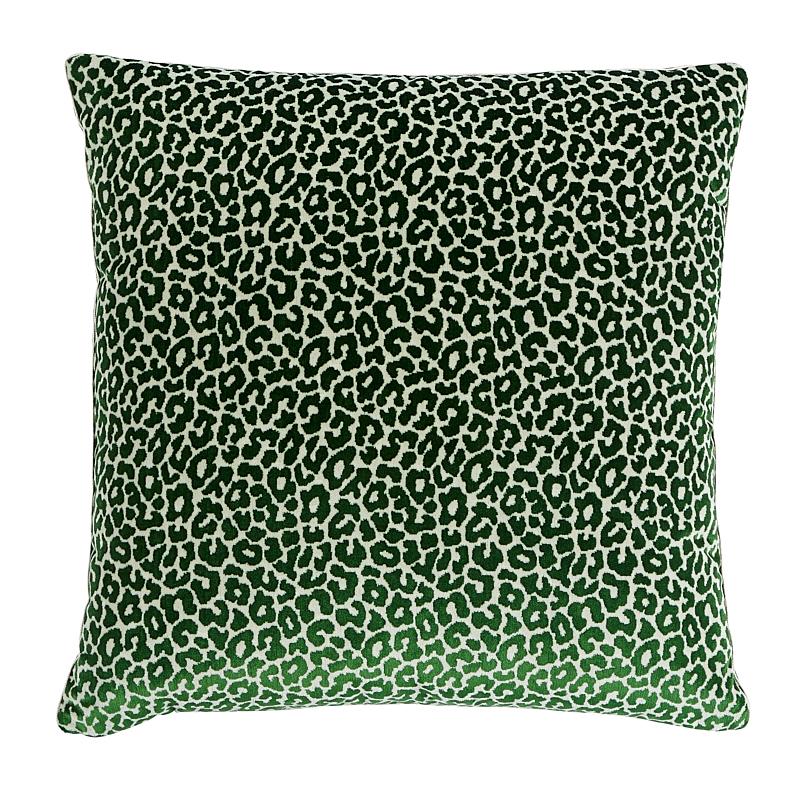 Schumacher Emerald 24" X 24" Madeleine Velvet Pillow