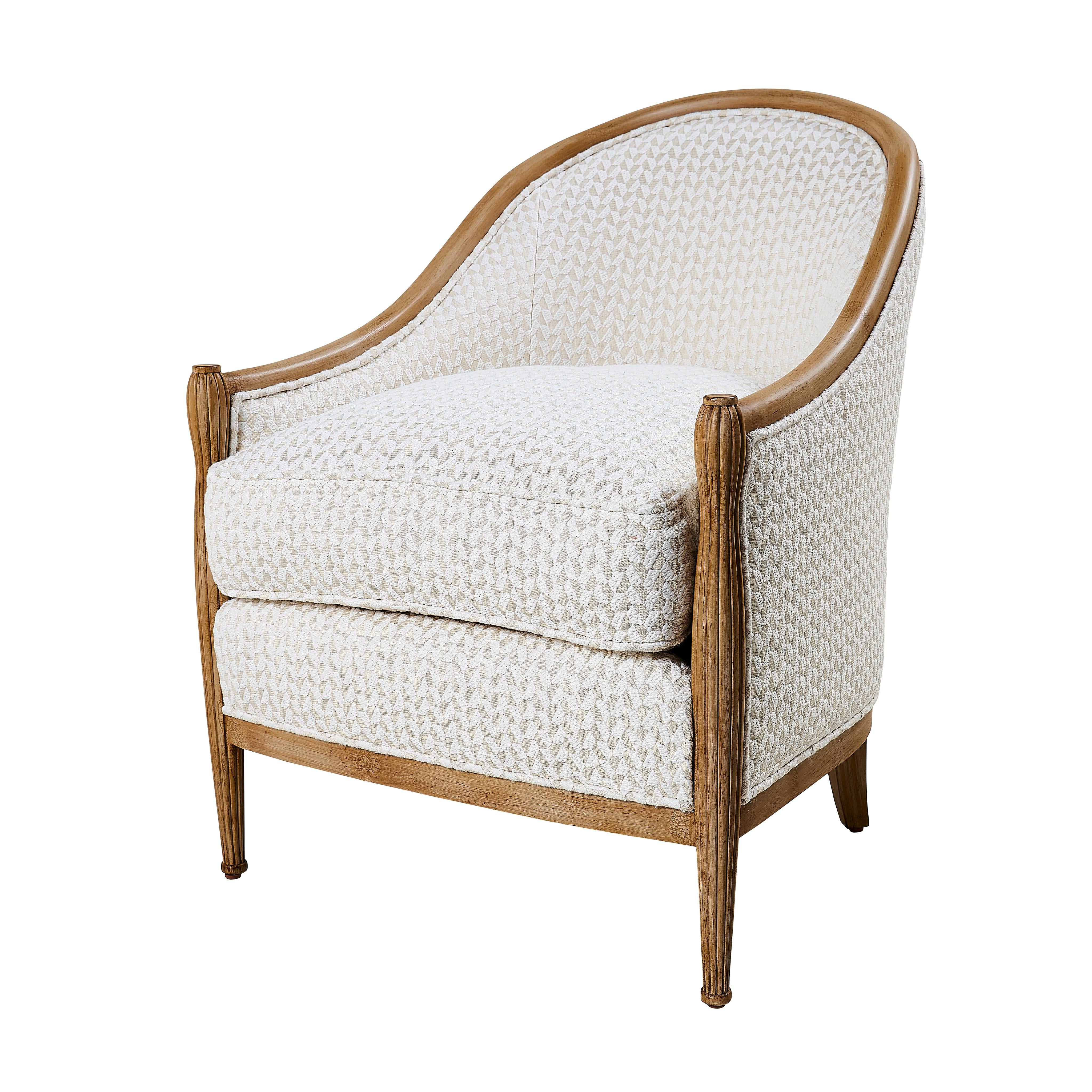 Schumacher Emile Cream Fabric - Image 2