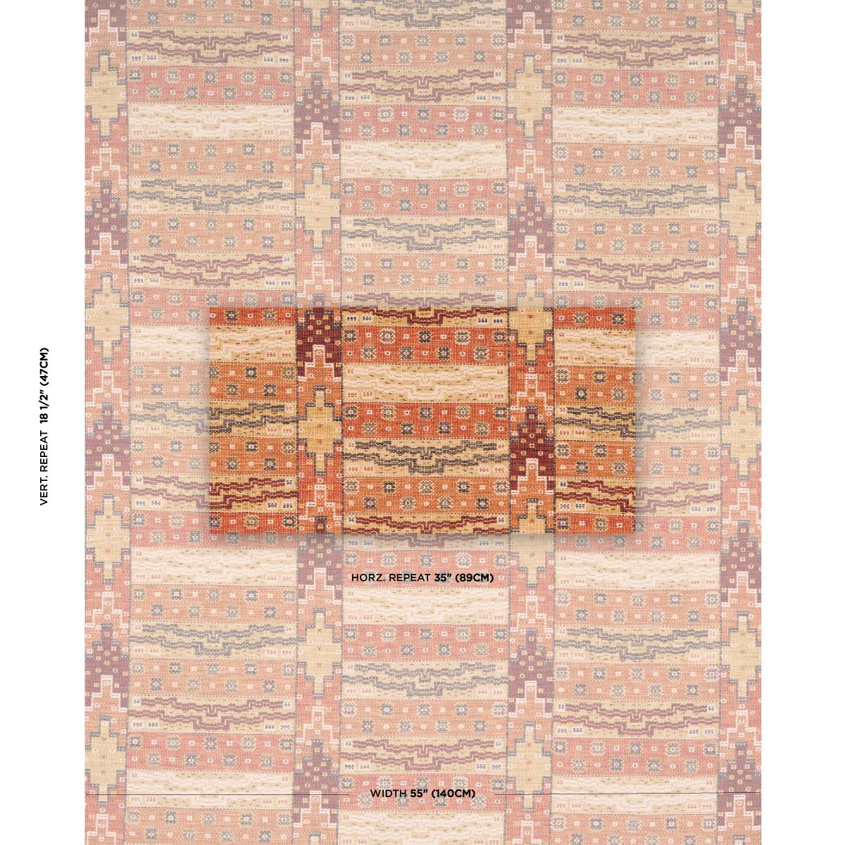Schumacher Fairuza Flatweave Spice Fabric - Image 2