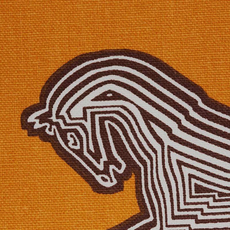 Schumacher Faubourg Orange Fabric - Image 3
