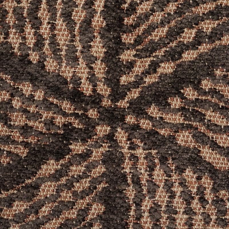 Schumacher Fiador Brown Fabric - Image 3