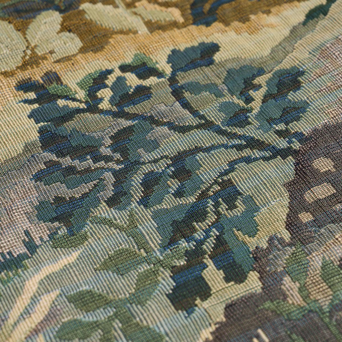 Schumacher Flemish Tapestry Vert Fabric - Image 6
