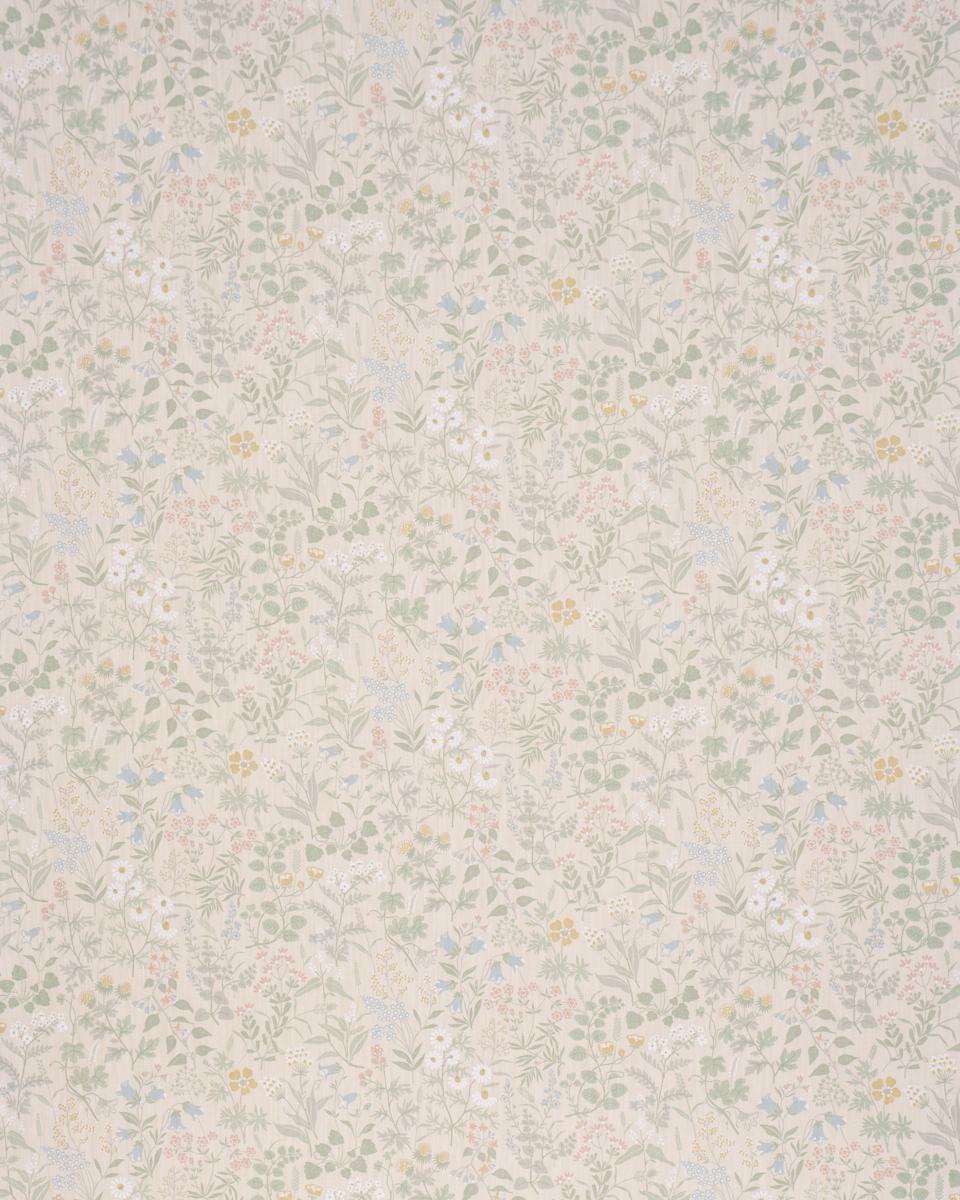 Schumacher Flora Sand Fabric - Image 3