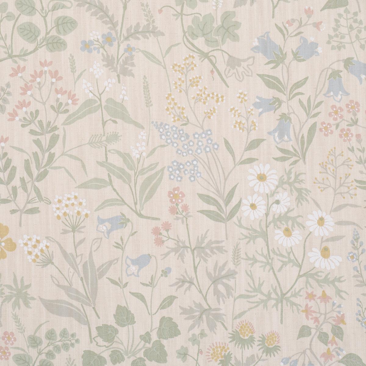 Schumacher Flora Sand Fabric - Image 4
