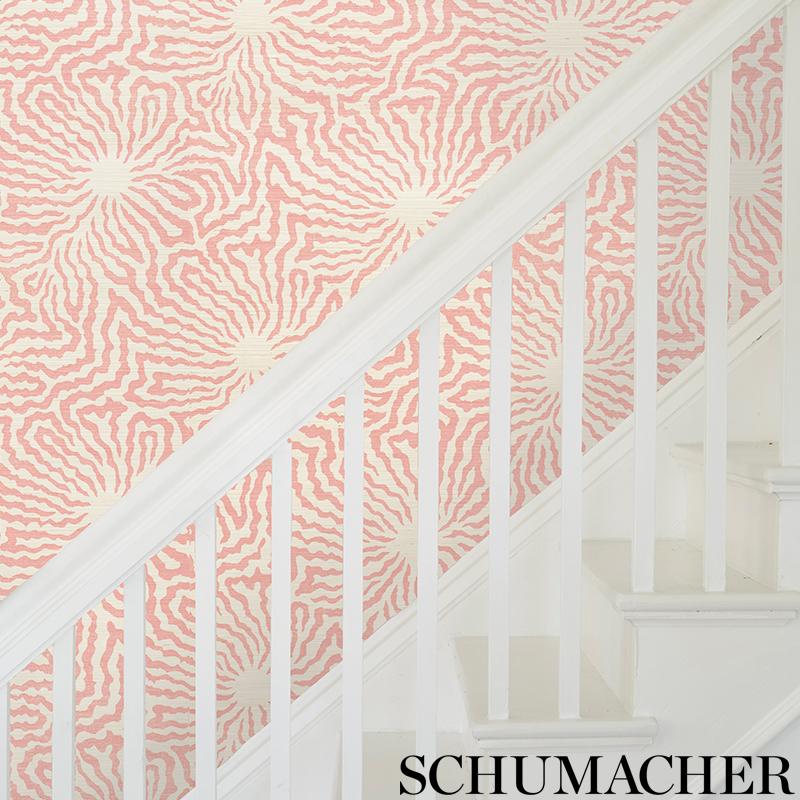 Schumacher Flower Shock Sisal Peony Wallpaper - Image 5