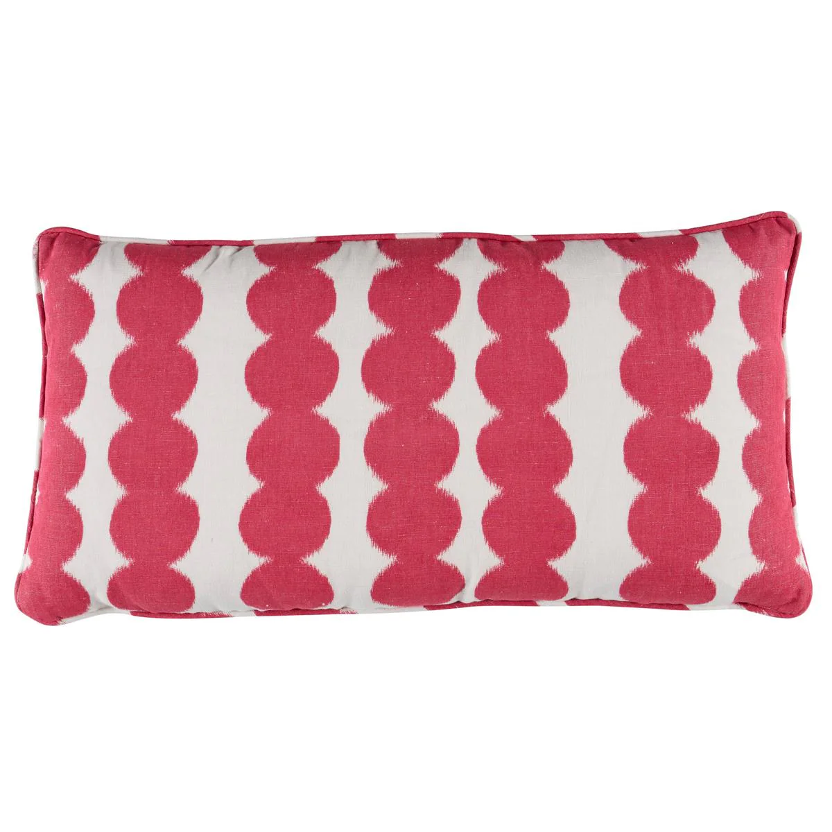 Schumacher Fuschia 24" X 12" Full Circle Pillow