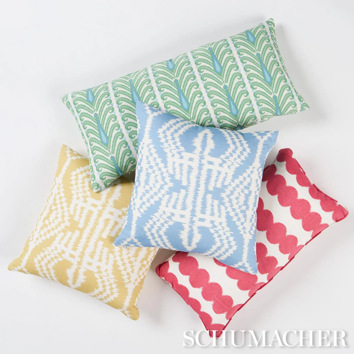 Schumacher Fuschia 24" X 12" Full Circle Pillow - Image 3