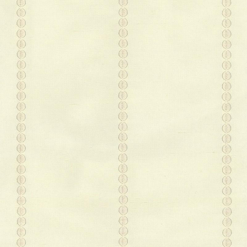 Schumacher Gabrielle Embroidery Limestone Fabric - Image 2