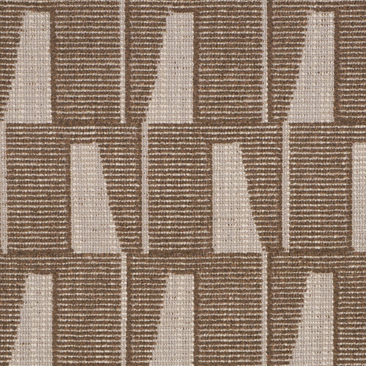 Schumacher Gaetan Performance Chocolate Fabric - Image 4