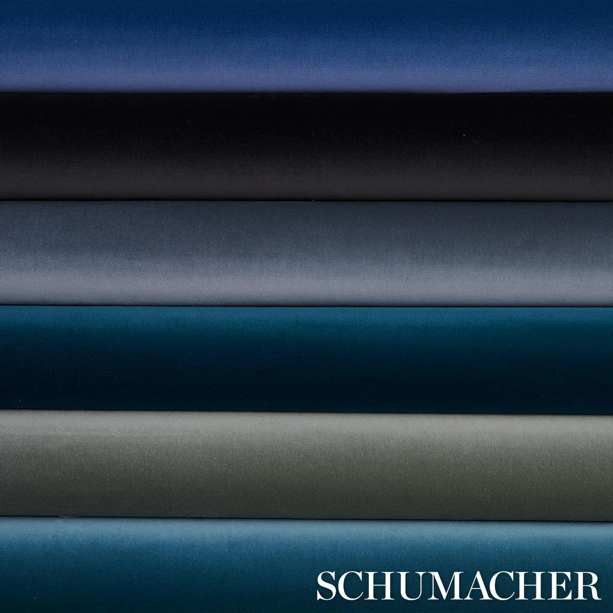 Schumacher Gainsborough Velvet Hyacinth Fabric - Image 4