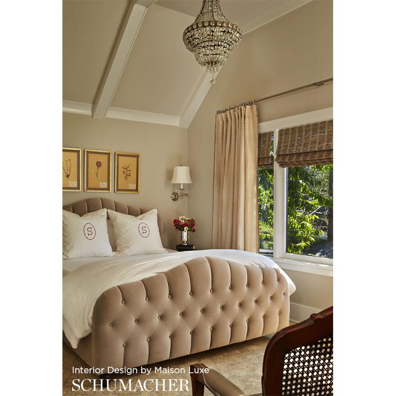 Schumacher Gainsborough Velvet Sungold Fabric - Image 4