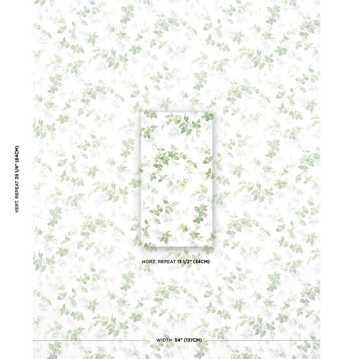 Schumacher Garden Gate Chintz Grey Fabric - Image 2