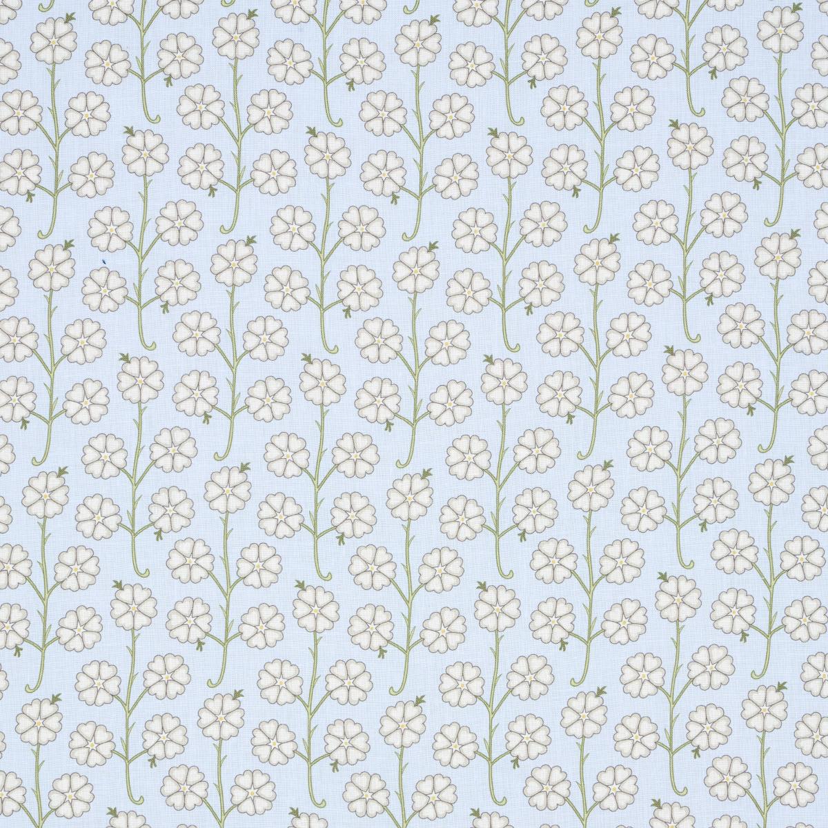 Schumacher Gardenia Egg Blue Fabric - Image 3