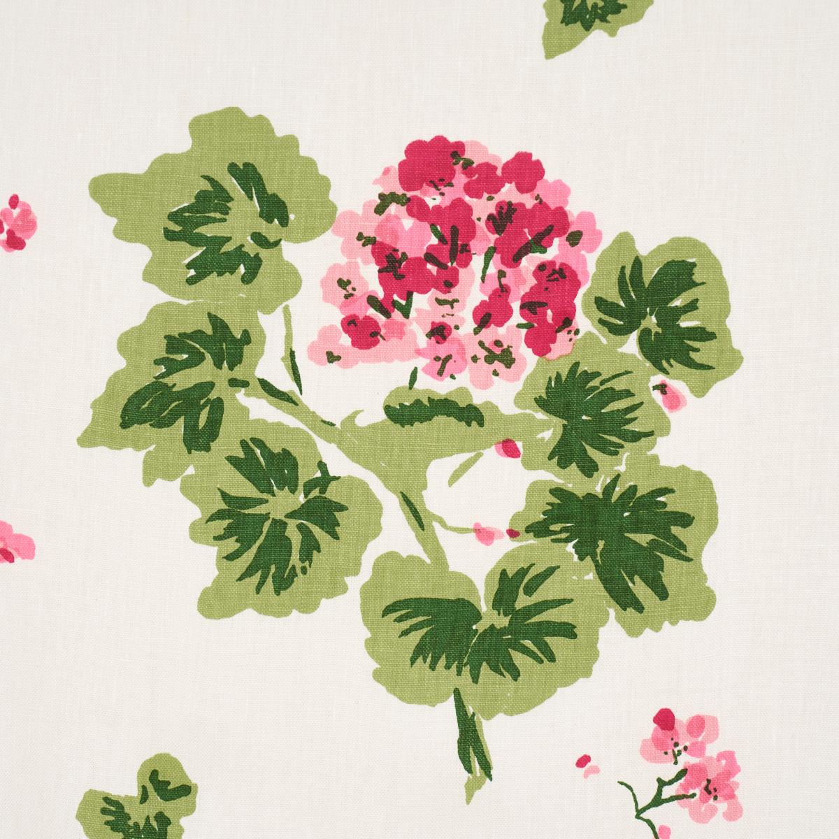 Schumacher Geranium Pinks Fabric - Image 4