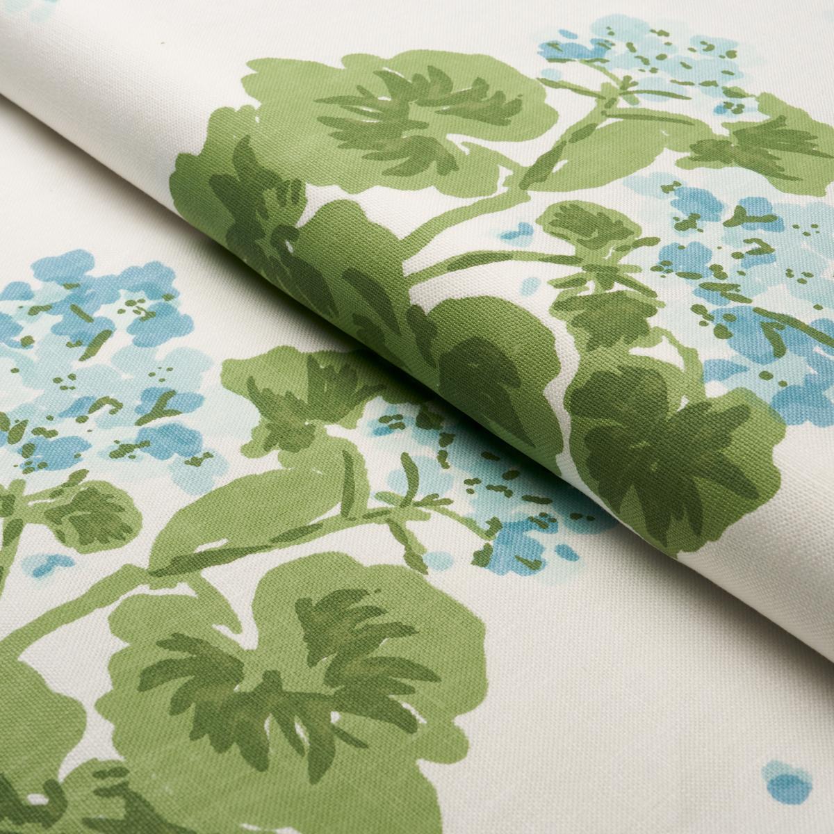 Schumacher Geranium Sky Fabric - Image 4