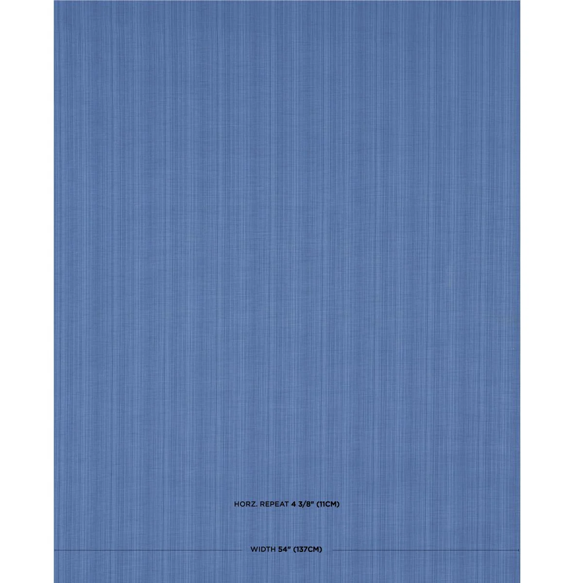 Schumacher Gracie Solid Strié Cobalt Fabric - Image 2