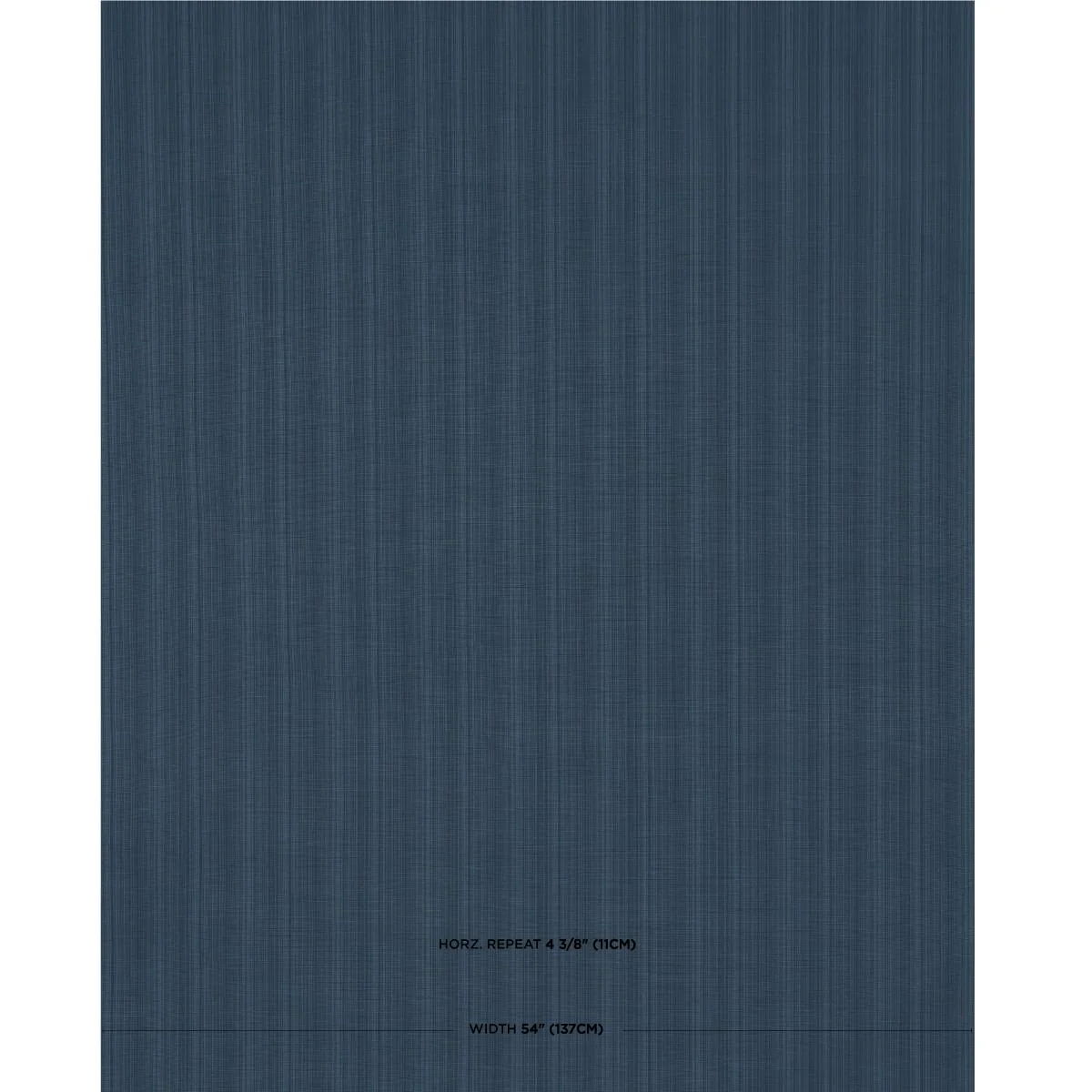 Schumacher Gracie Solid Strié Indigo Fabric - Image 2