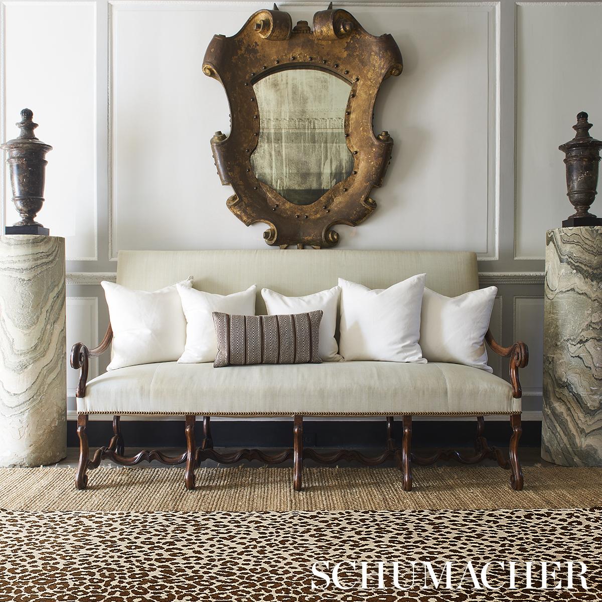 Schumacher Graphite 9' X 12' Iconic Leopard Hand-Knotted Rug - Image 5