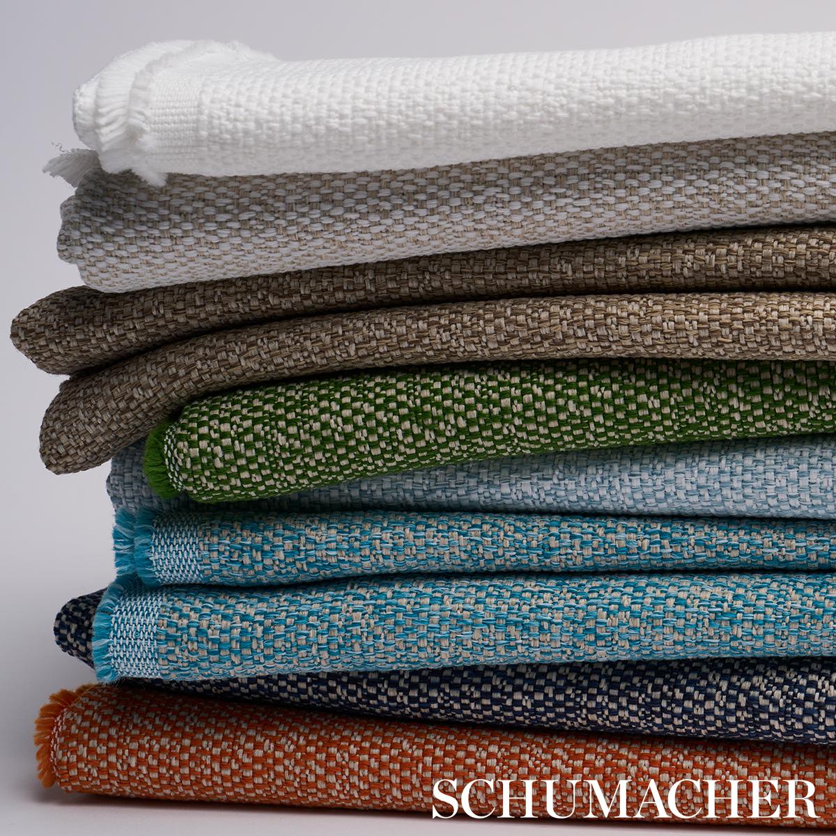 Schumacher Gus Indoor/Outdoor Sky Fabric - Image 4