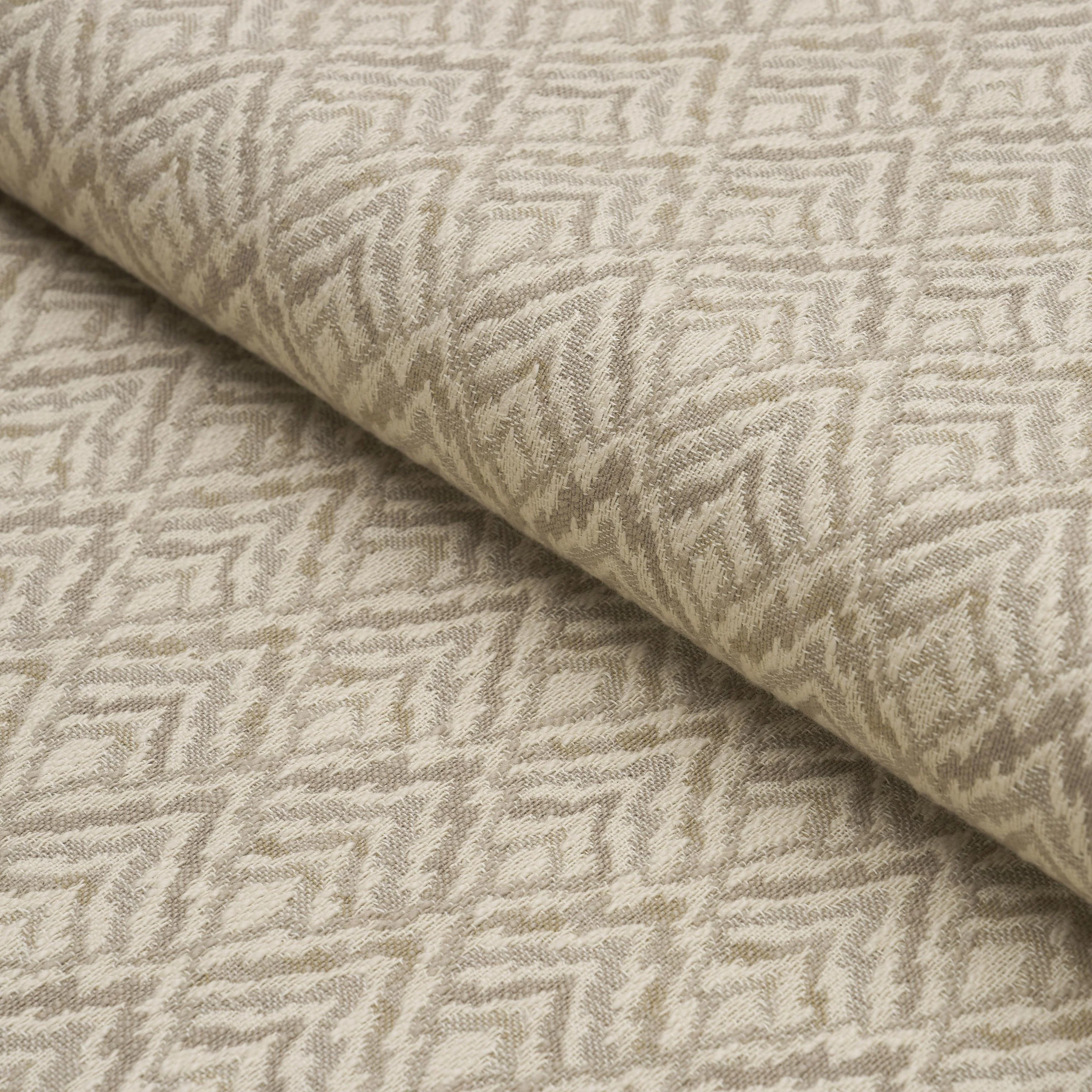 Schumacher Halcyon Almond Dust Fabric - Image 3