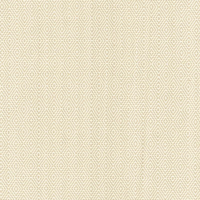 Schumacher Hampton Court Diamond Ivory Fabric - Image 2