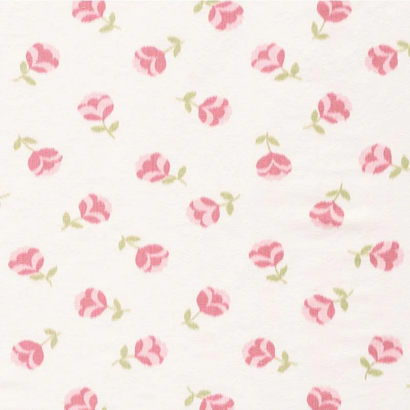 Schumacher Hanako Ikat Rose Fabric - Image 2