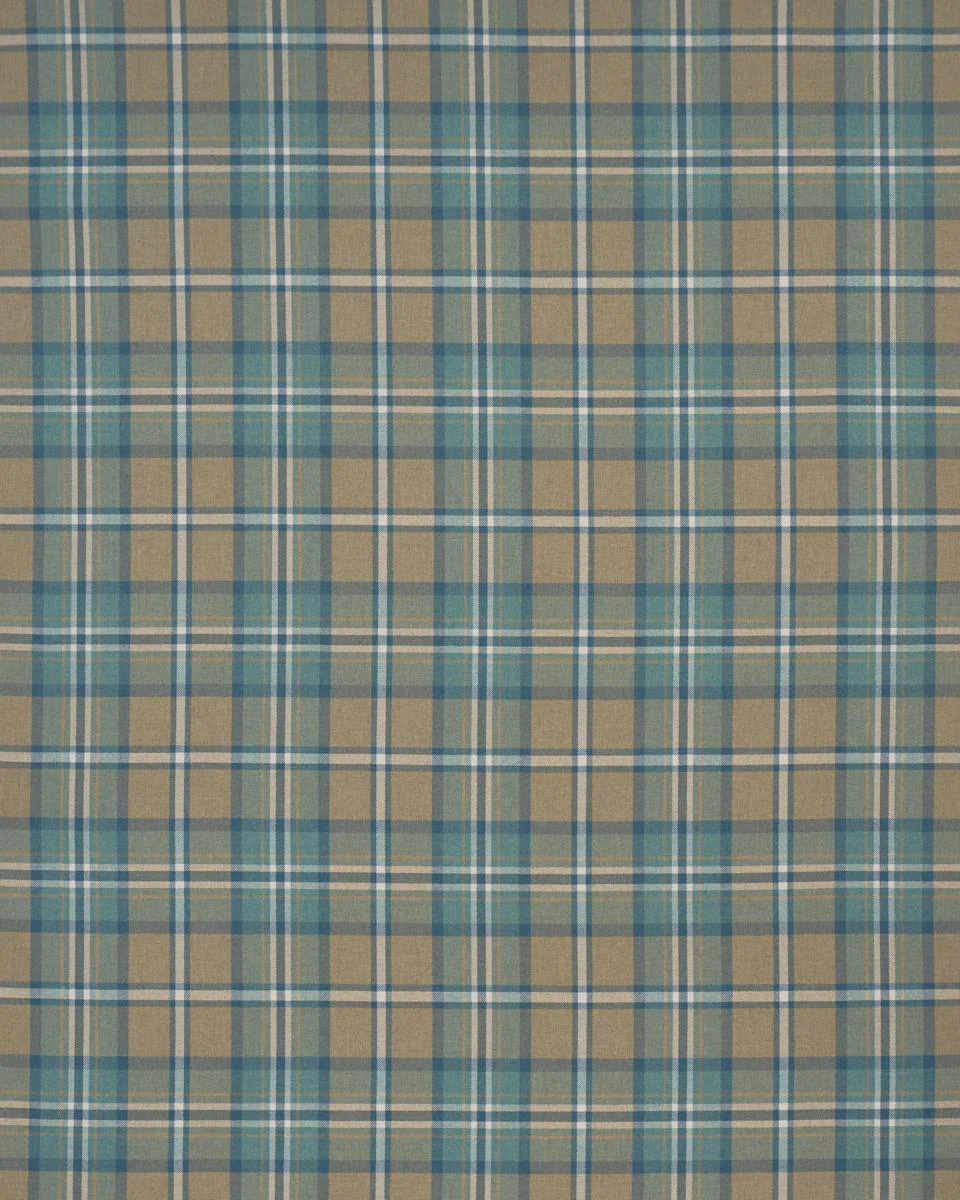 Schumacher Harris Merino Plaid Leaf Fabric - Image 2